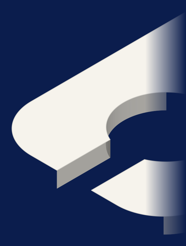 Partial view of the CordTidy device